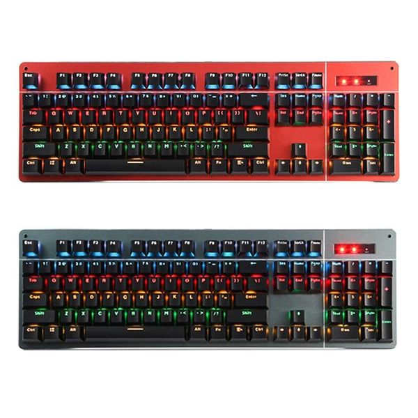 

backlit mechanical keyboard 104-key office gaming usb computer notebook keyboards