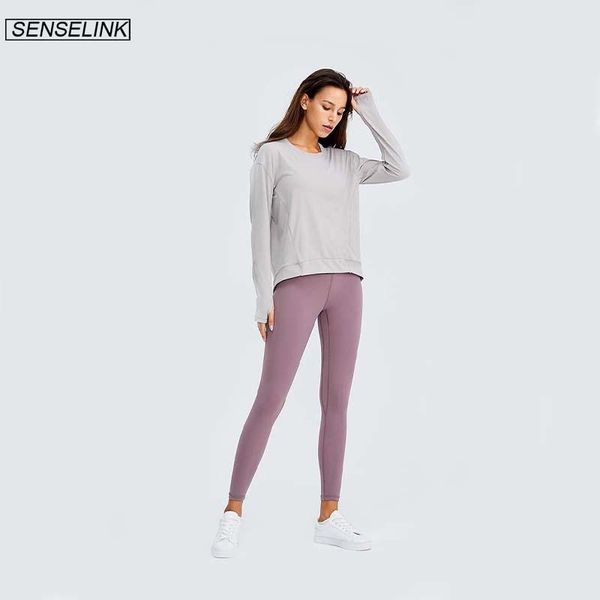 

yoga outfit senselink women's loose long sleeve fitness shirt