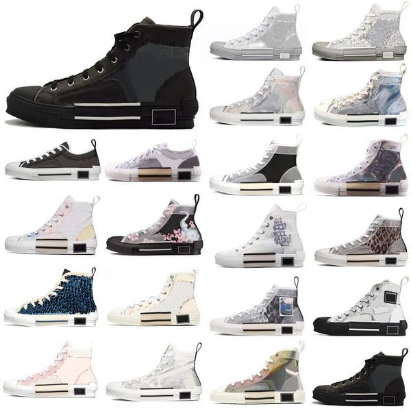 

women technical men 23 oblique b sneakers platform designers quality shoes 22 leather luxurys casual koiif, Black