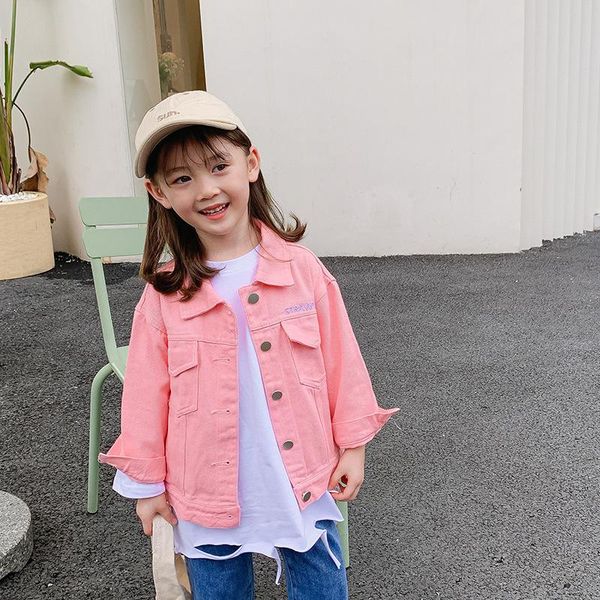 

jackets 2021 autumn arrival girls long sleeve kids coat clothing, Blue;gray