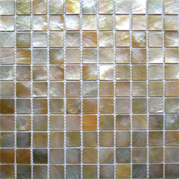 

wallpapers yellow mother of pearl mosaic tile for home decoration backsplash and bathroom wall al088
