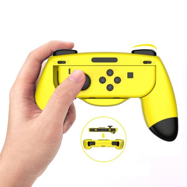 

2pcs grip handle bracket support holder charger for switch joy-con plastic nintendos ns game controllers & joysticks