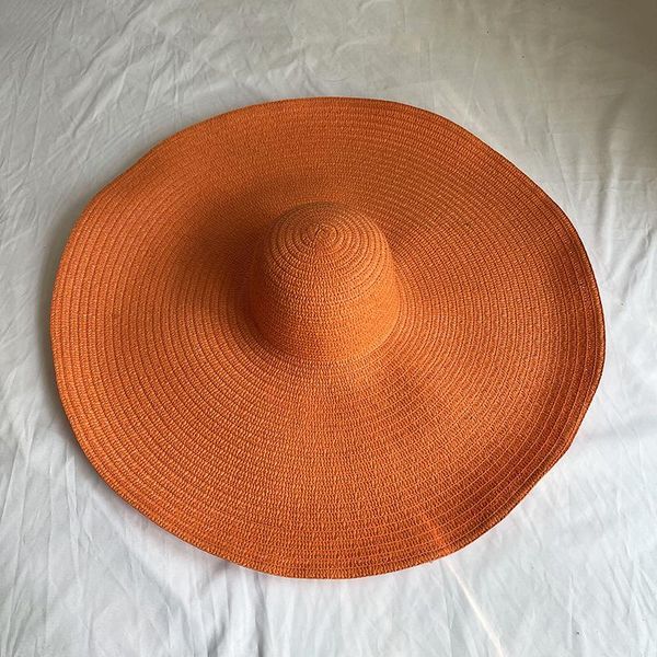 

wide brim hats fashion large sun hat beach anti-uv protection foldable straw sombrero lace up, Blue;gray