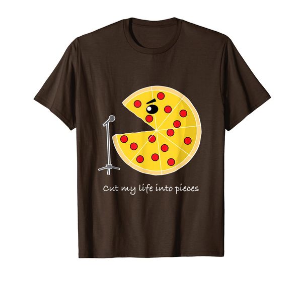 

pizza, star, singer t-shirt | pizzaholic tee t-shirt, White;black