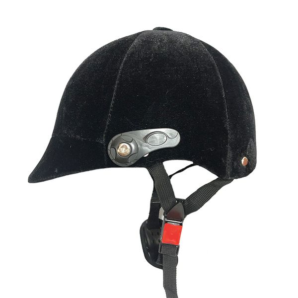 

racing cap equestrian adjustable half-covered horse riding helmet
