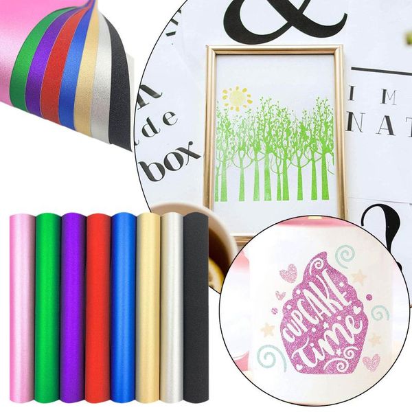 

window stickers permanent self-adhesive pack mixed colorful holographic craft plotters solid color home decor living room furniture