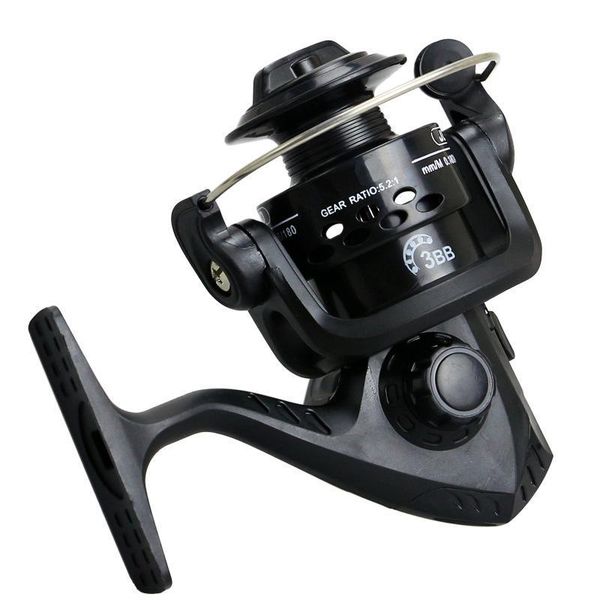 

baitcasting reels fishing reel 3bb beginners plastic spool ultra-thin body 5.1:1 gear speed spinning wheel 5 color