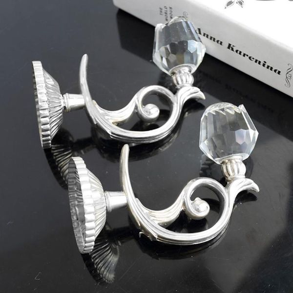 

other home decor 2pcs fashion metal crystal glass curtain holdback wall tie back hooks hanger holder