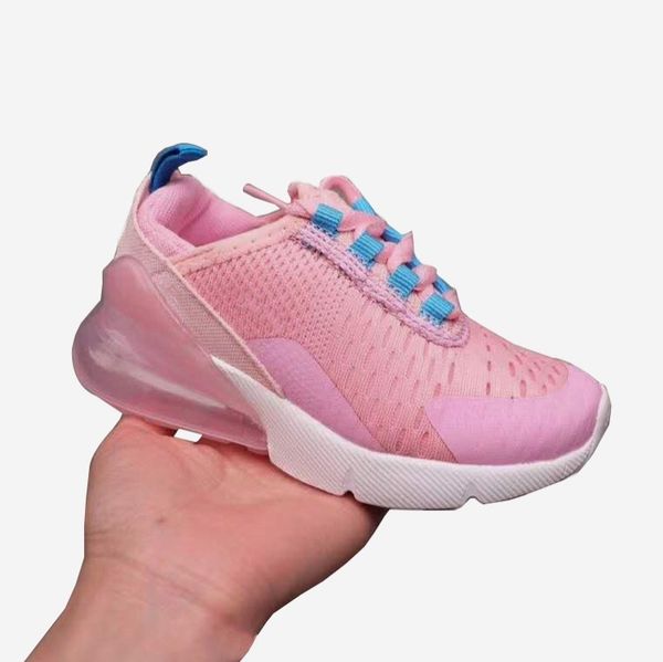 

riginal kids sport trainers fashion childrens basketball shoes baby boys girls lace up running sneakers size 22-35303j, Black