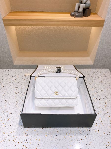 

women handbag designer shoulder bags totes crossbody messenger pearl bag good quality leather purses ladies high capacity v-shape rhombic gr