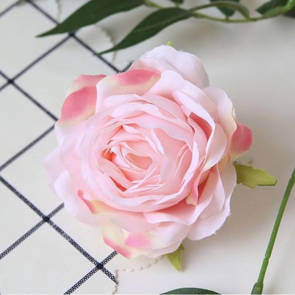 

decorative flowers & wreaths 9cm artificial flower rose high-grade fake wedding wall background decorations