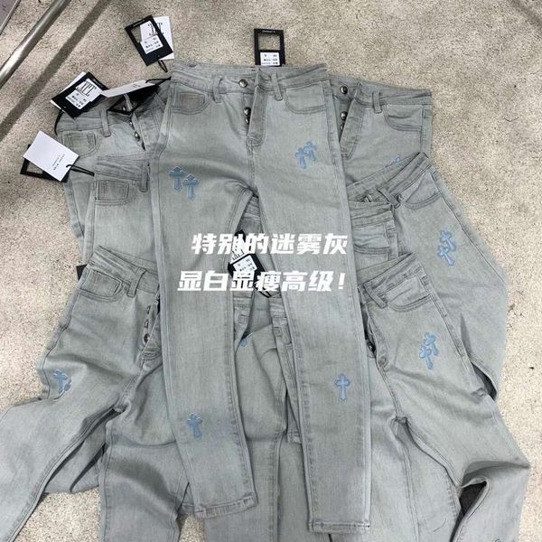 

wuuus grey high waist women's year's spring and autumn slim leggings, Blue