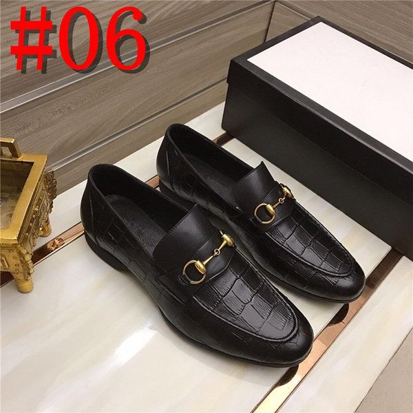 A1 2019 novos homens vestido de couro sapatos marca sapatos clássico homens calçados calçados de negócios formal sapatos masculinos slip-on sapatos