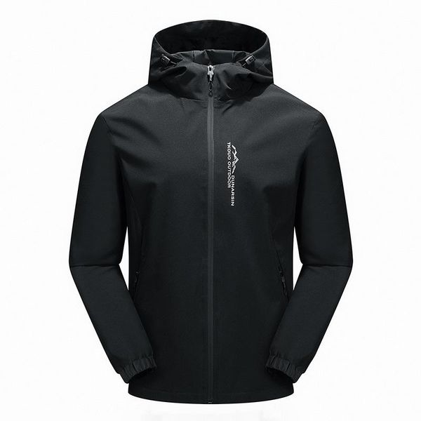 

men's jackets spring autumn windbreaker soft shell casual tactical jacket men hooded coats streetwear solid outwear, Black;brown
