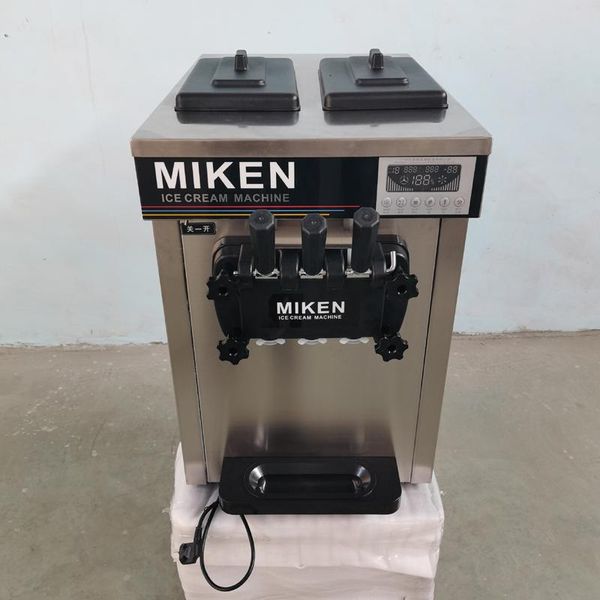

ice cream making machine commercial soft deskthree flavors yogurt makers fully automatic