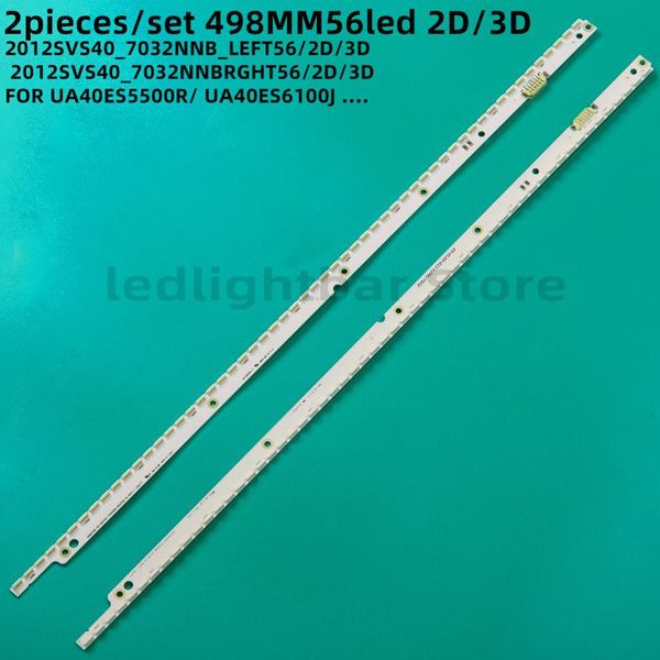 

bar lights 2pcs led backlight for samsung 40"tv ua40es6100j ue40es5500k ua40es5500r 2012svs40 7032nnb right56 left56 2d 3d le400bga-b1