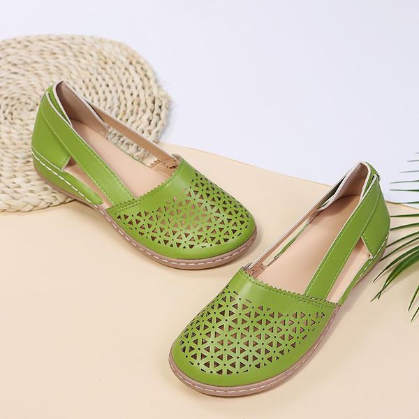 

sandals women's 2021 summer handmade ladies shoes leather breathable women flats retro style cusomized support slipper, Black