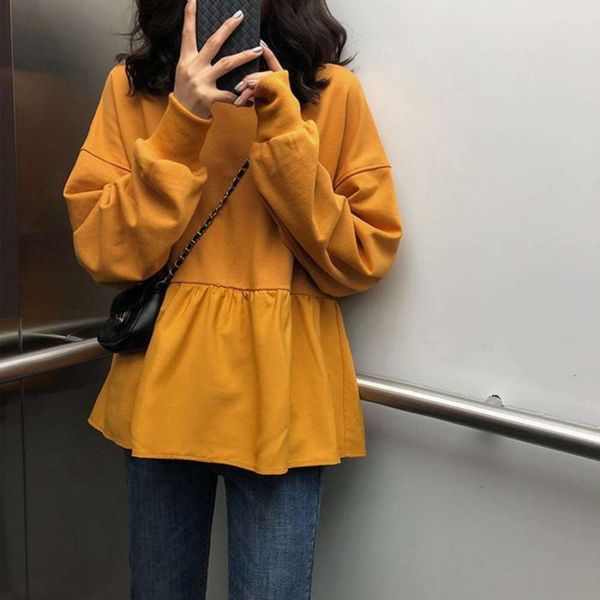 

sweater large size spring coat mm loose student 240, Black
