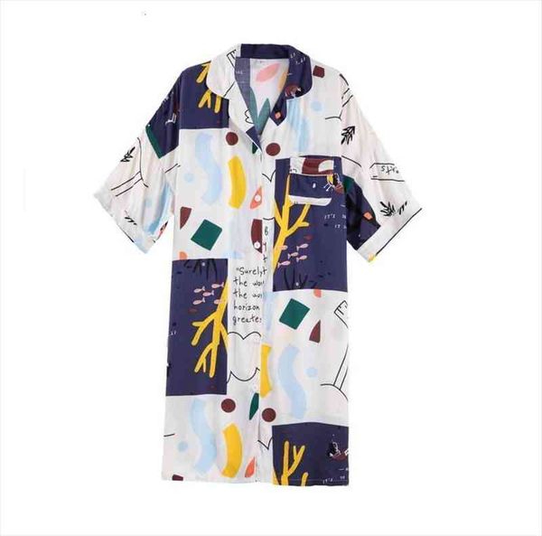 

cotton nightdress summer women sleepwear plus size shirt night dress girl home clothes cardigan mid sleeve cartoon, Black;red