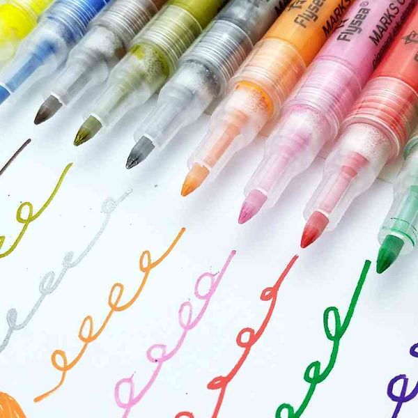 

new odorless syringe water based paint 12 color acrylic marker pen yueyang 0.7mm line width