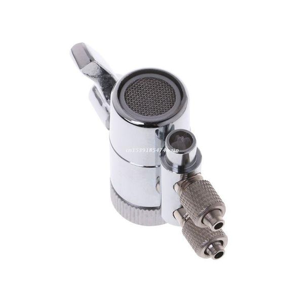 

kitchen faucets water filter faucet dual diverter valve m22 to 1/4" chrome plated brass dropship