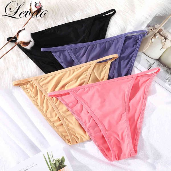 

levao 3pcs women cats panties g-string slips needless girls t-back underwear women's belt soft lingerie thong, Black;pink
