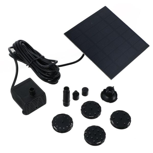 

outdoor solar garden fountain pump water power decorations
