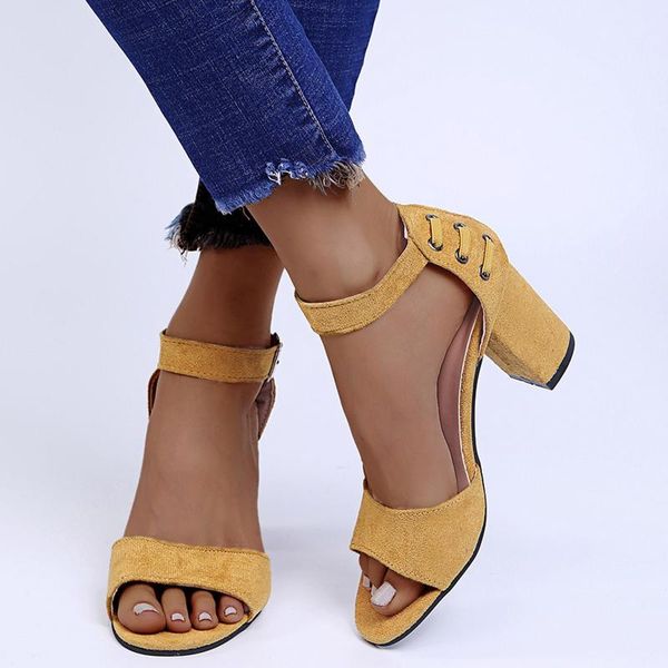 

sandals 2021 women fashion thick heel peep toe women's shoes mesh breathable ladies plus size summer sandal, Black