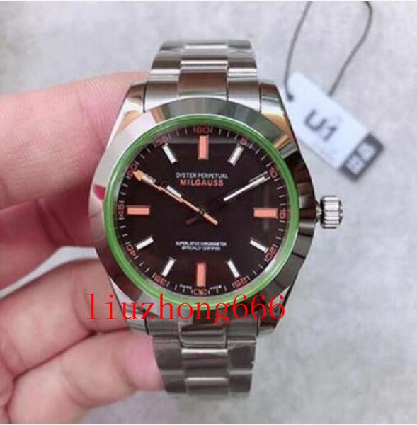 

u1 factory mens watch sapphire glass stainless steel automatic sweep movement mechanical men watches male wristwatches, Slivery;brown