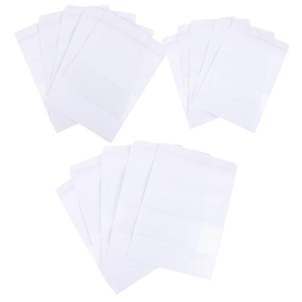 

gift wrap 15pcs sealing kraft paper bags snack thickened