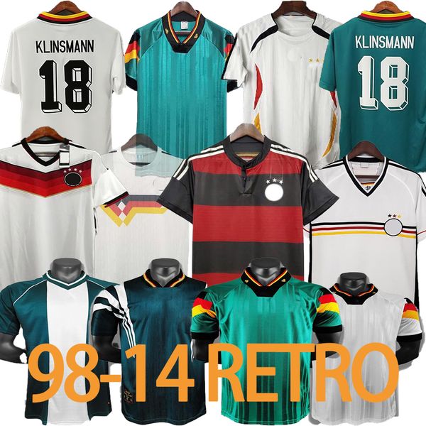 

2014 retro klinsmann soccer jerseys ballack matthias 1998 kalkbrenner classic football shirts 1996 2004 klose vintage mÃ¶ller 1994 1988 1990, Black;yellow