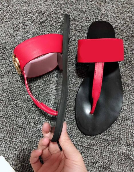 

sandals fashion men women flat base casual man woman beach slippers leather shoes flip-flops comfortable sandal g21930, Black