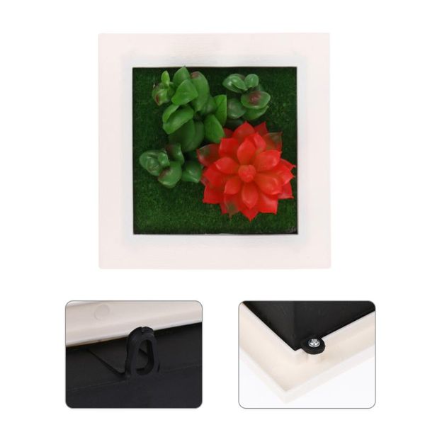 

frames 1pc fake plant po frame artificial succulent wall art decor