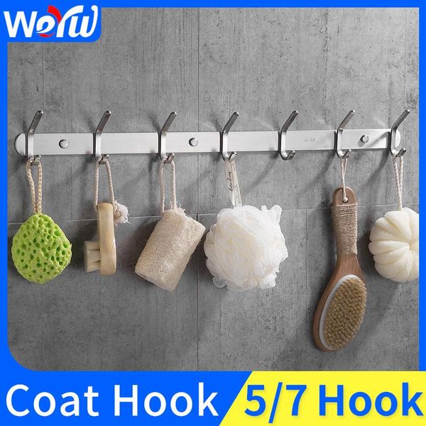 

robe hooks hook stainless steel bathroom for towels bag key clothes rack coat wall mounted bathoom hardware