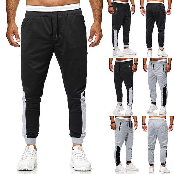 

men cargo pants streetwear plus size men's trousers good quality casual male joggers clothing, Black