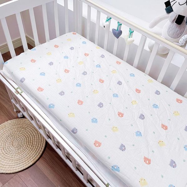

bedding sets cotton gauze born fitted sheets and bedspreads are comfortable for babies no fluorescent with agent high grade linen fabric