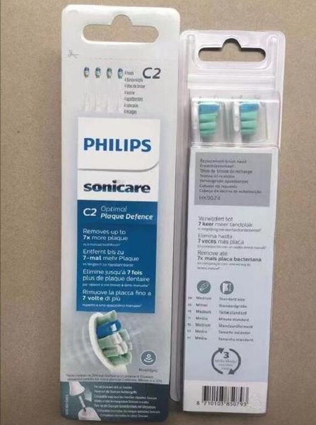 

philips hx9024 sonicare c2 heads sensitive replacement toothbrush for electric tooth brush hygiene care oral cleaning