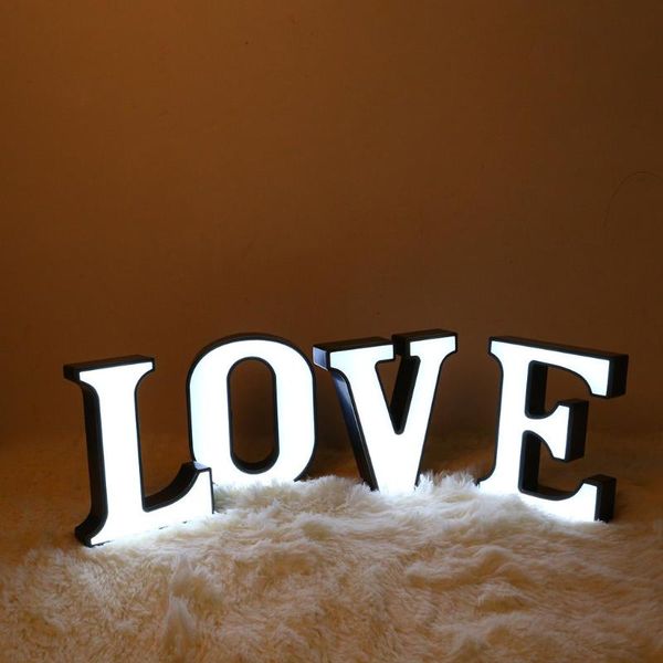 

novelty items 18cm led letter name light luminous 26 alphabet home decoration party battery romantic wedding drop ship