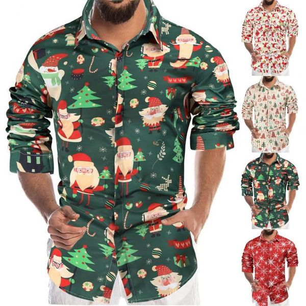 

men's casual shirts autumn shirt stylish christmas year, White;black