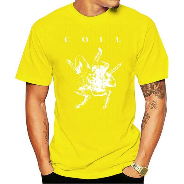 

men's t-shirts vintage coil wrong eye 1990 t shirt, White;black