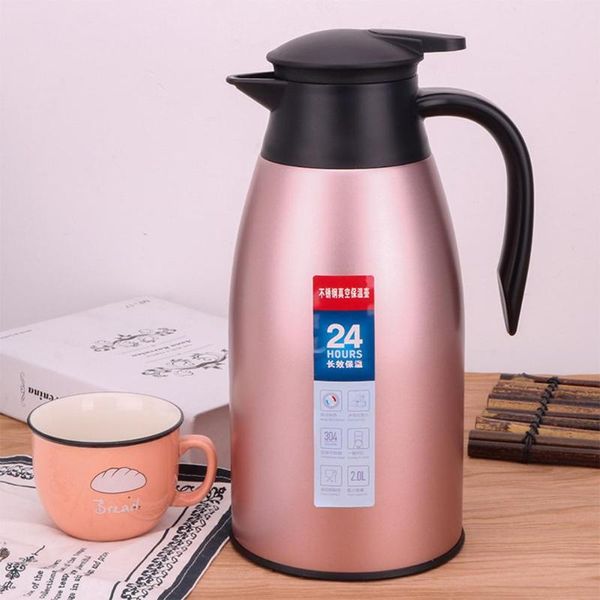 

water bottles 2000ml stainless steel thermal flask jug pot vacuum insulate bottle