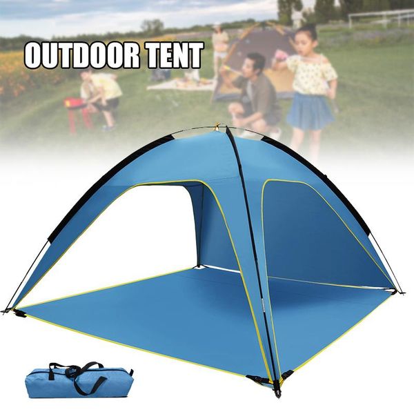 

tents and shelters ly portable beach tent waterproof sun shelter with storage bag hollow sides design lightweight easy to install