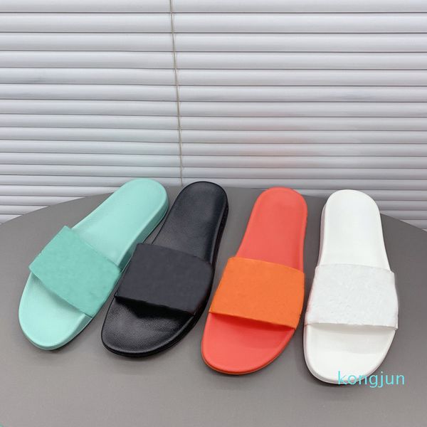 

designer- classic summer cartoon slippers metal buckle fashion lazy black women shoes beach flops flat heel lady soft leather sandals