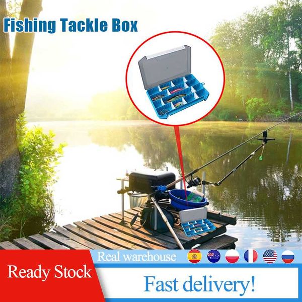 

colorful fishing box luya single layer insert bait multifunctional wear-resistant anti-fall accessories