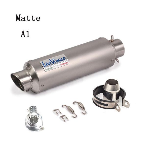 

motorcycle exhaust muffler stainless steel escape db killer dirt bike scooter for bws pcx cb400 er6n mt07 fz16 gn250 system