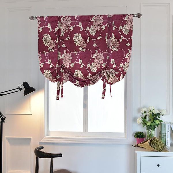 

jacquard roman curtain cross border finished wholesale shade belt & drapes