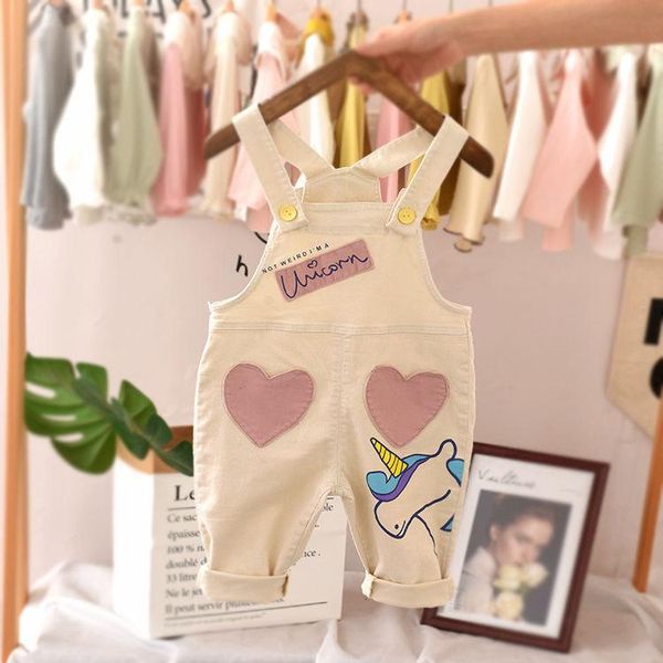 

jumpsuits girls' trousers spring and autumn children's baby overalls p4392, Blue