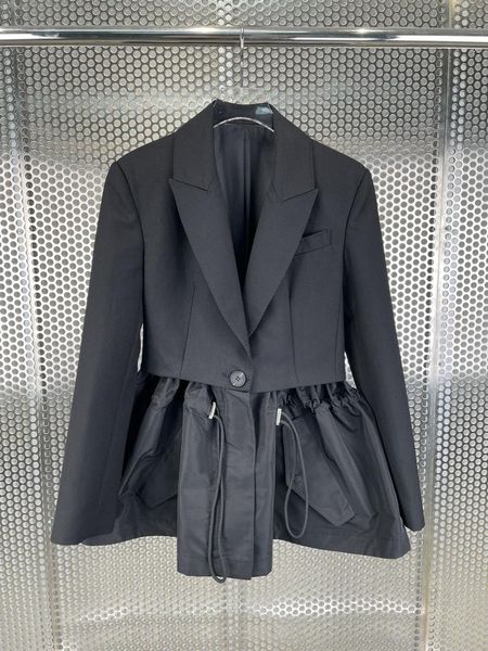 

women's suits & blazers 2021fw autumn casual women patchwork blazer jacket female luxury coat ddxgz2 7.05, White;black