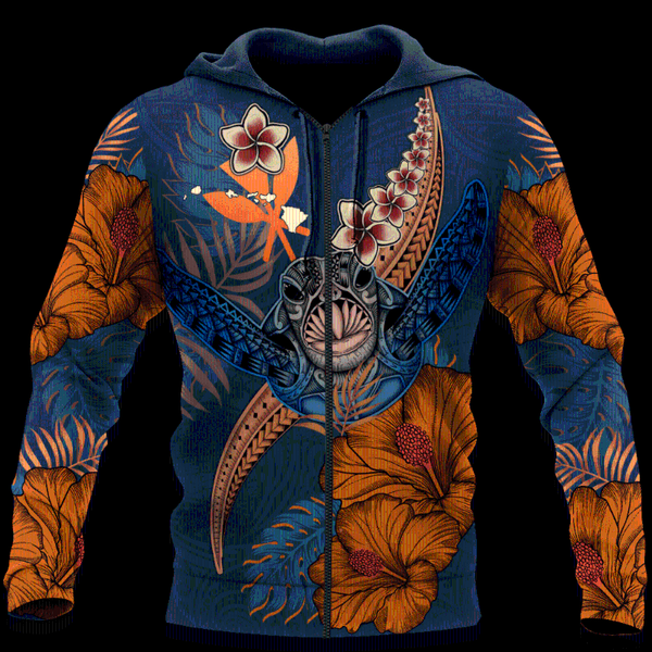 

men's hoodies & sweatshirts amazing polynesian pattern 3d all over printed autumn men hoodie casual zipper pullover streetwear, Black