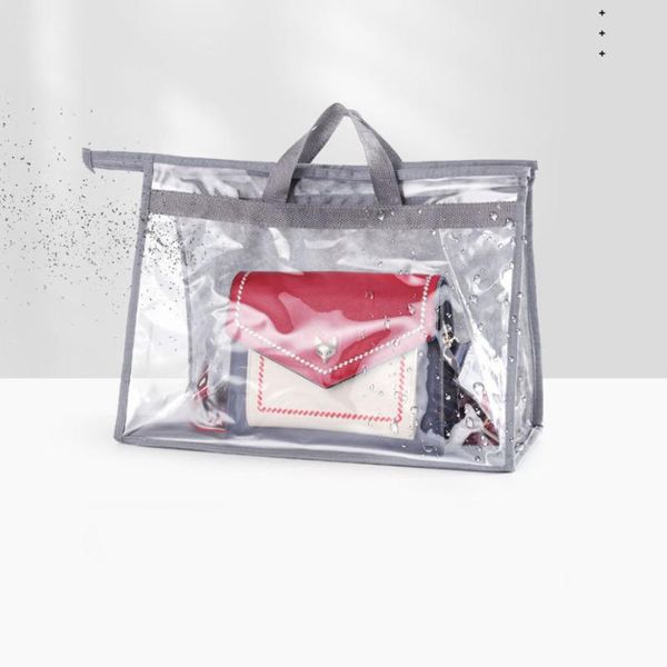 

storage bags dust bag for handbag transparent hangbag organizer hanging toiletry wardrobe closet home tool